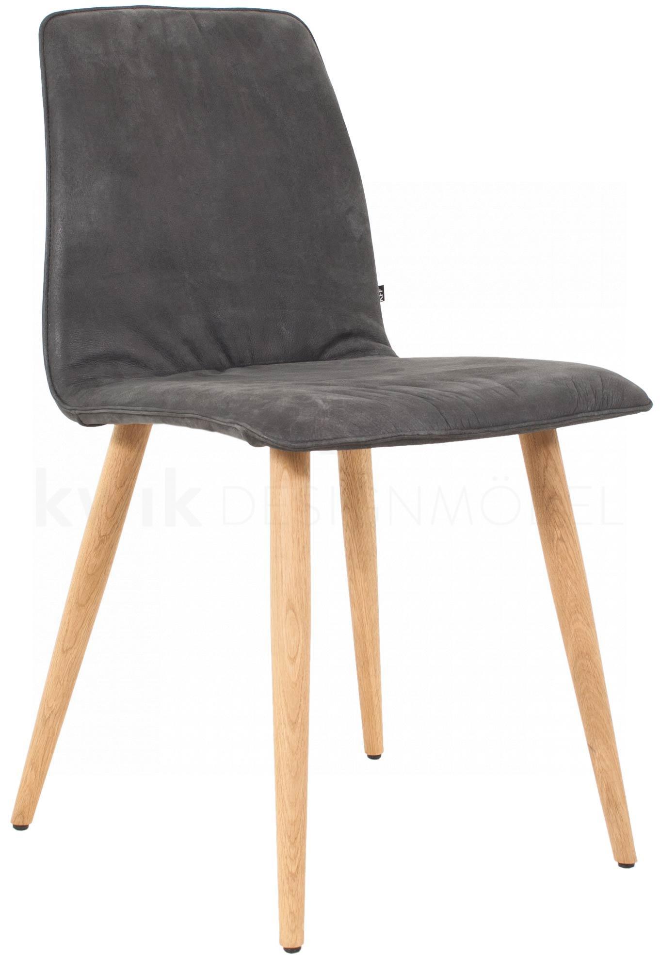 MAVERICK CASUAL Stuhl mit Holzgestell konisch