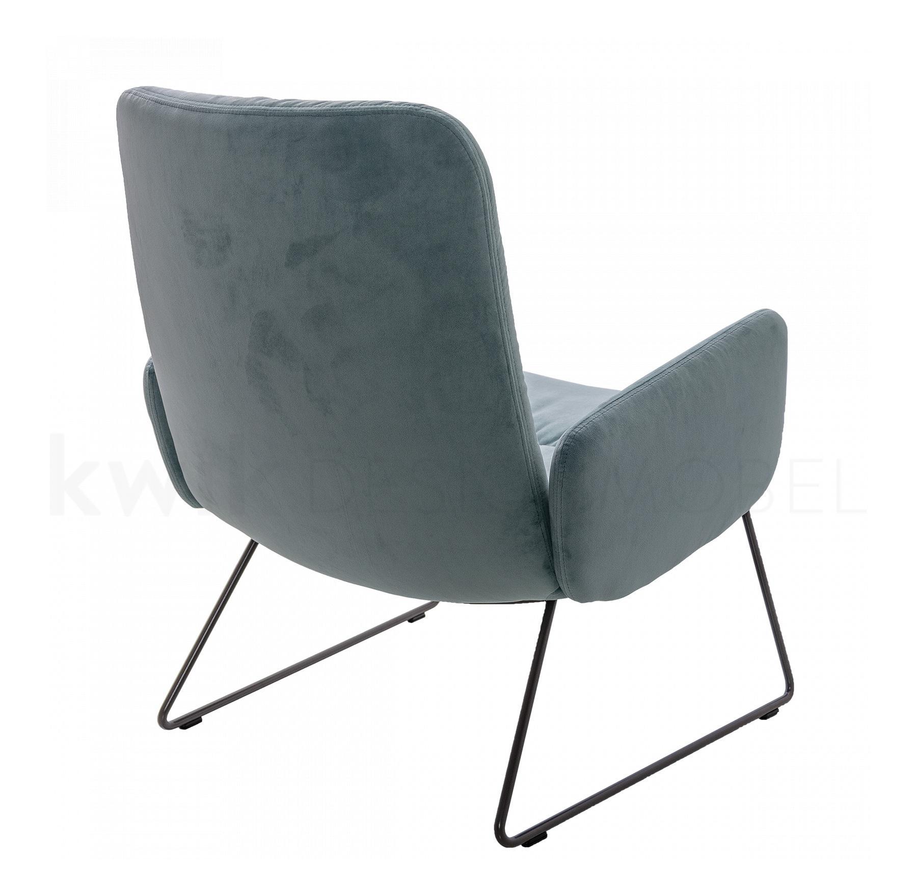 ARVA LIGHT LOUNGE Armlehnensessel mit Drahtkufengestell