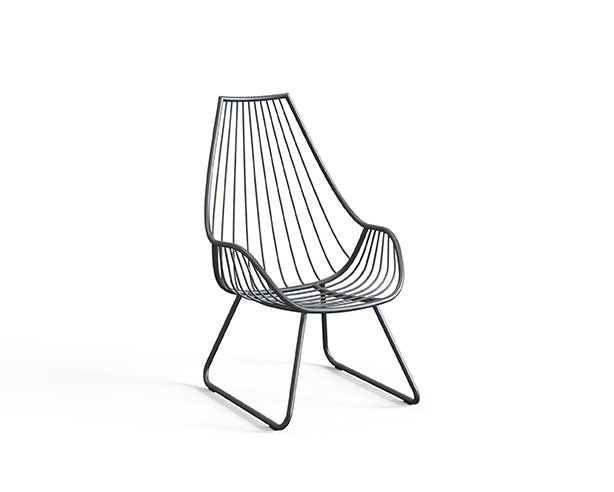 CHILL Dining Sessel Hochlehner inkl. Sitz-/Rückenpolster