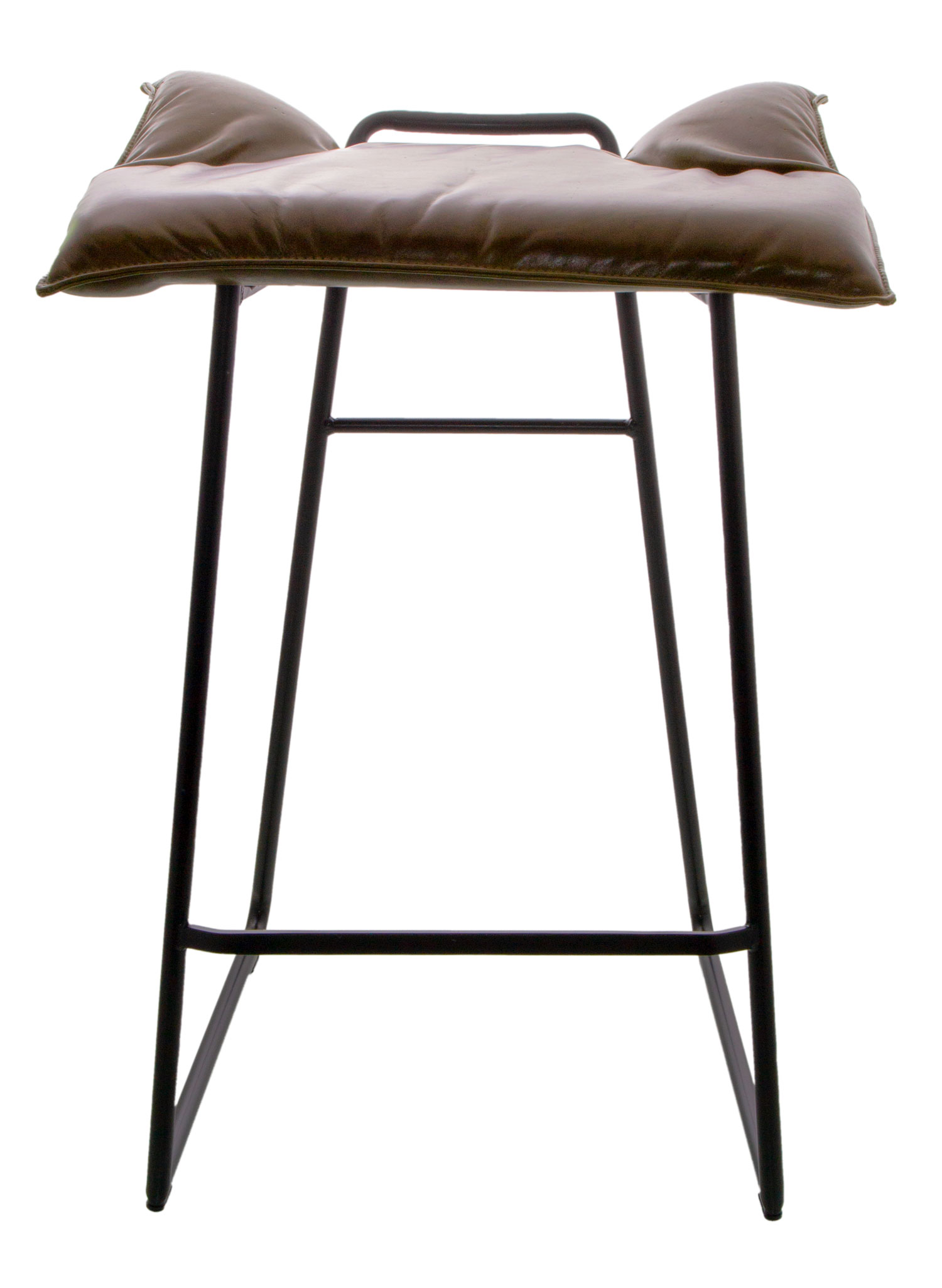 kwik-designmoebel_ray_Barhocker_rustikales-nappaleder-WORM_gestell-moodblack-m01 RÄY Barhocker 76 cm