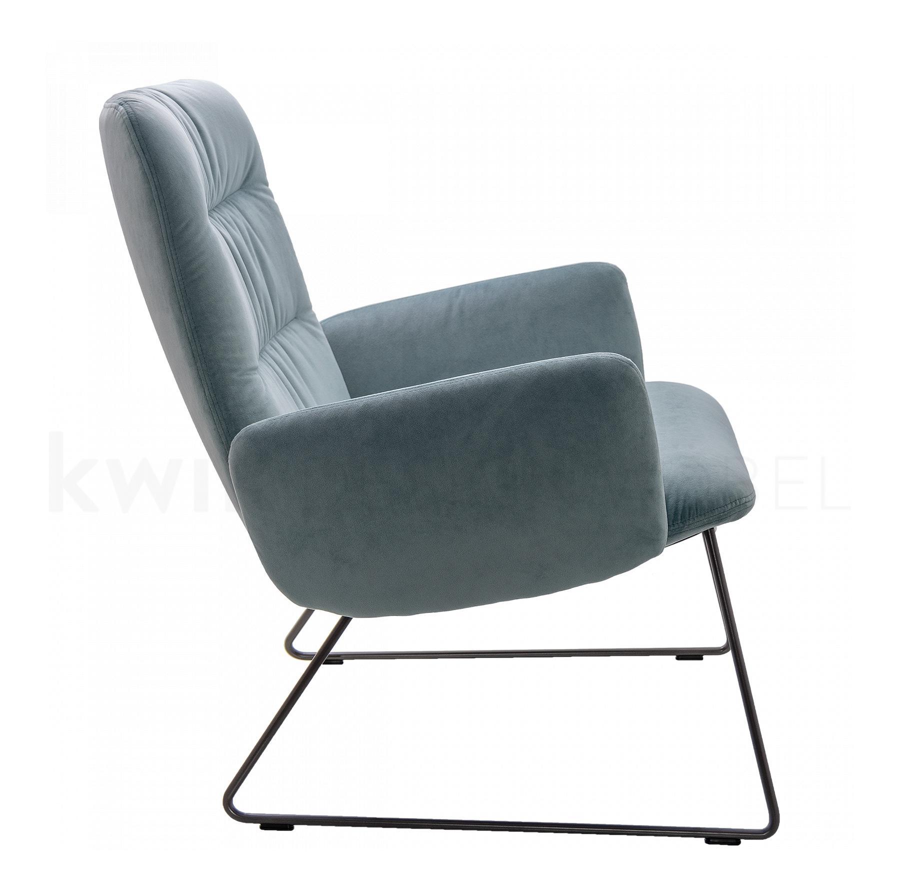 ARVA LIGHT LOUNGE Armlehnensessel mit Drahtkufengestell