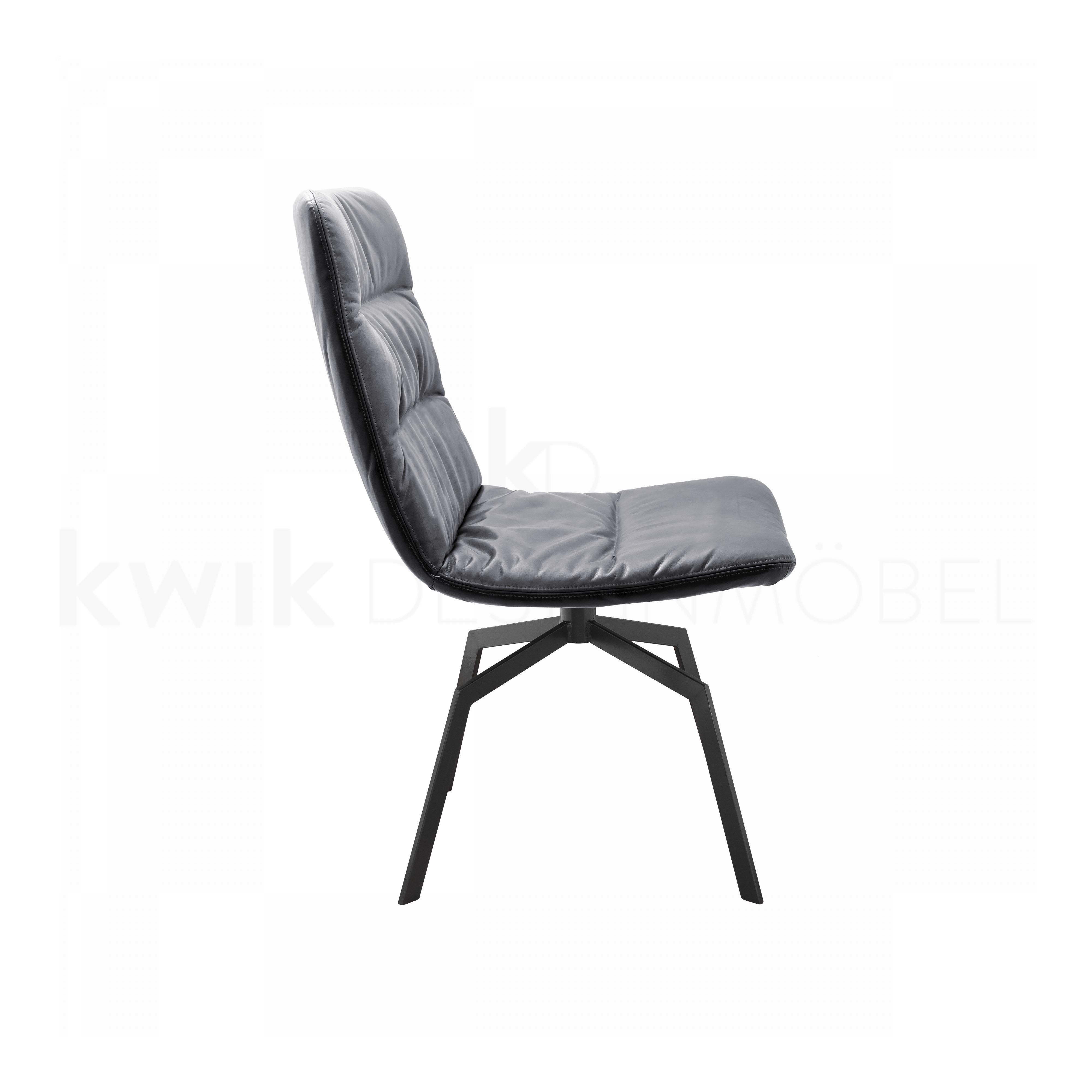 ARVA-LIGHT_chr_drehG_OA_pol_KFF_grey_02H2jKZpYqV0iRc ARVA LIGHT Stuhl mit 4-Fuß-Stern-Gestell