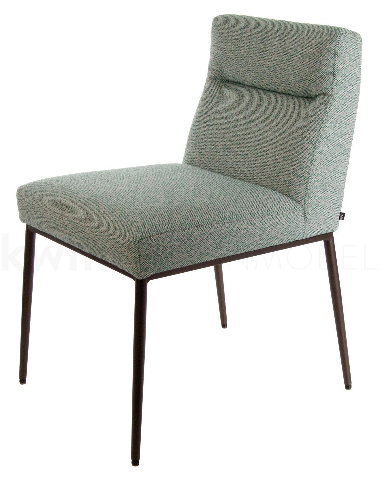 kff_d-fine_stuhl_4-fuss-rundrohrgestell-konisch_Stoff-Credo-Aloe-2608_gestellfarbe-m11-macdamia-brown_02 D-FINE Stuhl