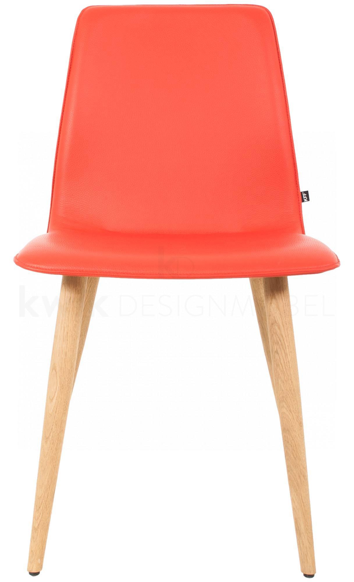 MAVERICK Stuhl mit Holzgestell konisch
