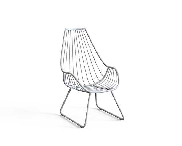 CHILL Dining Sessel Hochlehner inkl. Sitz-/Rückenpolster