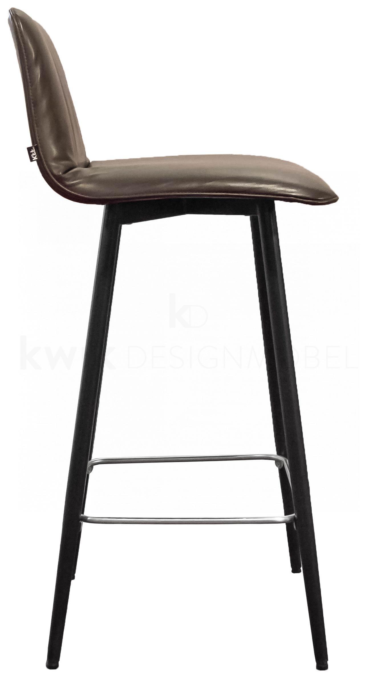 MAVERICK CASUAL Theken-/ Barhocker mit Stahlgestell konisch