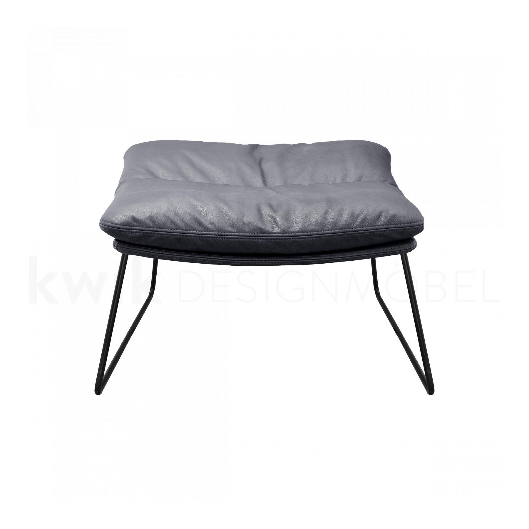 ARVA LOUNGE Ottomane mit Drahtkufengestell Kopie