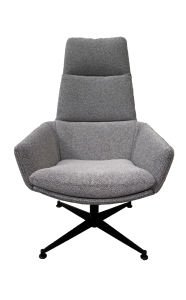 FAYE LOUNGE Sessel mit Polsterhocker